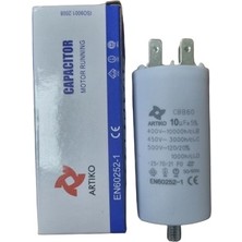 Universal Daimi Devre Kondansatör 12,5 Uf (Plastik Gövdeli)