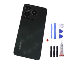 Yedcom Realme C61 Siyah Arka Cam Kapak Pil Kapağı Tamir Set Beraber