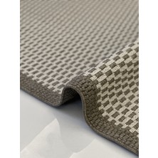 Woolen Halı Woolen Jüt Halı 8106 Kahve