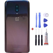 Yedcom One Plus 6t Mor Arka Cam Kapak Pil Kapağı Tamir Set Beraber