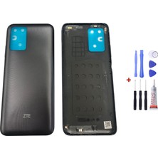 Yedcom Zte V30 Vita Siyah Arka Cam Kapak Pil Kapağı Tamir Set Beraber