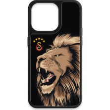 iPhone 13 Pro Uyumlu Galatasaray Aslan Gibi Kükre Cam Lisanslı Telefon Kılıfı
