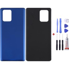 Yedcom Samsung S10 Lite Mavi Uyumlu Arka Cam Kapak Pil Kapağı Tamir Set Beraber
