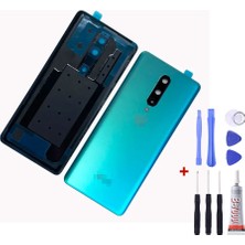 Yedcom One Plus 8 Yeşil Arka Cam Kapak Pil Kapağı Tamir Set Beraber