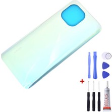 Yedcom Xiaomi Mi 11 Mavi Arka Cam Kapak Pil Kapağı Tamir Set Beraber