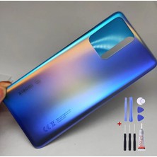 Yedcom Xiaomi Mi 11T Pro Mavi Arka Cam Kapak Pil Kapağı Tamir Set Beraber