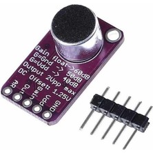 Voltaj MAX9814 Mikrofon Amplifikatör CMA-4544PF-W Yüksek