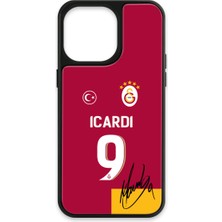 iPhone 14 Pro Max Uyumlu Galatasaray Mauro Icardi Parçalı Forma Imzalı Cam Lisanslı Telefon Kılıfı