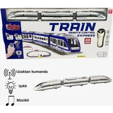 Vardem Uzaktan Kumandalı Işıklı Hızlı Tren Seti 49 Parça – 265 cm Raylı Elektrikli Oyuncak Tren