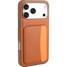 Apple iPhone 17 Pro Max Kılıf Kartlıklı Zore X-Kart Silikon Kapak