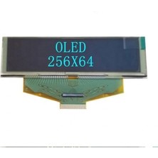 Voltaj OLED LCD Ekran 256X64 3.2''
