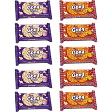 Eti Gong Mısır ve Pirinç Patlağı Sade ve Peynir-Acı Aromalı 10 Lu Karma Paket