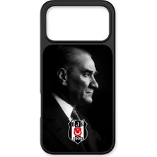 iPhone 17 Pro Uyumlu Beşiktaş Büyük Atatürk Cam Lisanslı Telefon Kılıfı