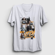 Presmono Unisex Beyaz Wannabe Yeji Lia Yuna Itzy T-Shirt