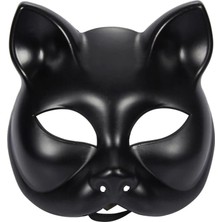 Shoplet Buğz Siyah Renk Lüks Kedi Maskesi