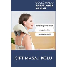 Nivego Sıcak Kompresli Omuz ve Boyun Ovmalı Isıtmalı Yoğurmalı Sırt Bel 4d Masaj Cihazı