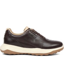 Celal Gültekin Erkek Kahverengi Kalın Tabanlı Deri Sneaker