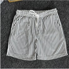 Risil-Nu Company Yeni Sezon Premium Pamuklu Petek Kumaş Kendinden Desenli Unisex Şort
