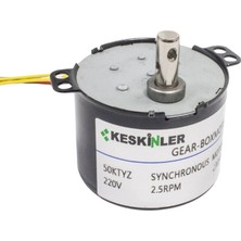 Keskinler 50-Ktyz 2.5rpm 6W Ac Senkron Motor
