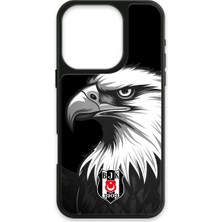 iPhone 16 Pro Uyumlu Beşiktaş Büyük Kartal Cam Lisanslı Telefon Kılıfı