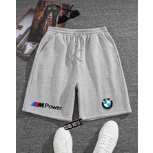 Risil-Nu Company Yeni Sezon Yazlık Bmw Mpower Baskılı Şardonsuz Rahat Kesim Şort