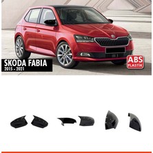 Tuning Vadisi Skoda Fabia Mk3 / 2015-2021 (Sinyalli) Uyumlu Batman Yarasa Ayna Kapağı