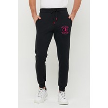 Risil-Nu Company Yeni Sezon Paris Baskılı Içi Pamuklu Kışlık Slim Fit Eşofman Altı