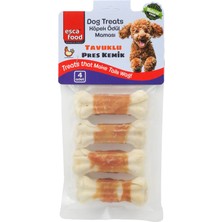 Esca Food Tavuklu Pres Kemik 7 Santimetre 4’lü 100 Gram Köpek Ödül Maması
