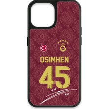 iPhone 15 Uyumlu Galatasaray Victor Osimhen 3. Forma Imzalı Cam Lisanslı Telefon Kılıfı