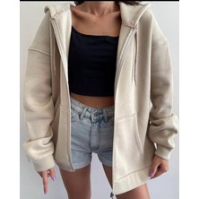 Risil-Nu Company Kapüşonlu Fermuarlı Sweatshirt