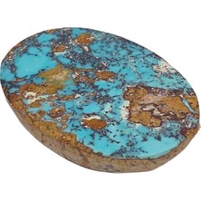 Hasyılmaz Doğal Iran Nişabur Firuze (Turkuaz) Taşı 44,10 Karat - 8,80 Gram T072