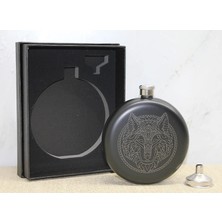 Shoplet Buğz Kurt Motifli Hunili Matara Seti