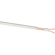 İNWATT 50 Metre Ses Hoparlör Elektrik Tesisat Kablosu 2 x 0,75 mm Yassı Kablo