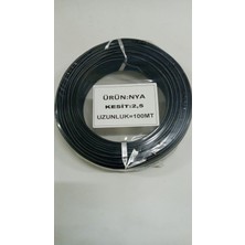 İNWATT 2.5 mm Siyah Nya Kablo 100 Metre  Tam Kesit Tesisat Kablosu