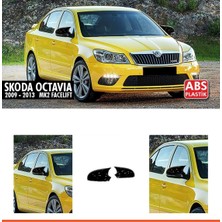 Tuning Vadisi Octavia Mk2 Batman Yarasa Ayna Kapağı Piano Black / 2009-2013 Arası