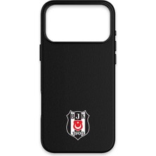 iPhone 17 Pro Uyumlu Beşiktaş Arma Deri Magsafe Lisanslı Telefon Kılıfı