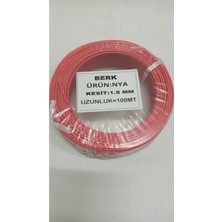 İNWATT 1.5 mm Kırmızı Nya Kablo 100 Metre  Tam Kesit Tesisat Kablosu
