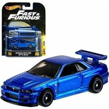 Hot Wheels Retro Entertainment Fast & Furious Nissan Skyline Gt-R (R34)