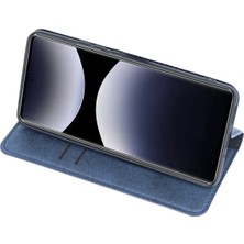 AK-SA-STR Newface Xiaomi Redmi Note 14 4g Kılıf Trend S Plus Kapaklı Kılıf - Siyah