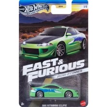 Hot Wheels Silver Brian O'conner Seti 1/5 1995 Mitsubishi Eclipse