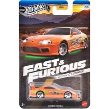 Hot Wheels Silver Brian O'conner Seti 2/5 Toyota Supra