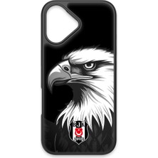 iPhone 17 Uyumlu Beşiktaş Büyük Kartal Cam Lisanslı Telefon Kılıfı