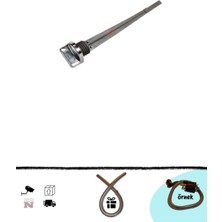 GMS Cg Cup Motosiklet Yağ Gösterge Çubuğu Nikel (+Buji Kablo Klıfı)