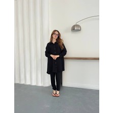 Kadın Keten Baggy Takım