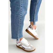Shoegar Mier Beyaz Cilt Bağcıklı Spor Ayakkabı