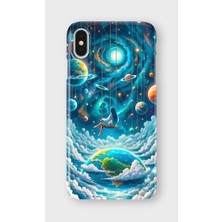 Lelia iPhone Xs Max Uyumlu Baskılı Şeffaf Telefon Kılıfı | Koleksiyon: Cosmicwhisper Skyset