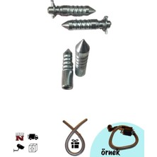 GMS Cg Cup Ön Arka Sivri Basamak Takımı Oval-Galvanizli (+Buji Kablo Kılıfı)