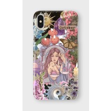 Lelia iPhone X/xs Uyumlu Baskılı Şeffaf Telefon Kılıfı | Koleksiyon: Zodiacmuse Celestia