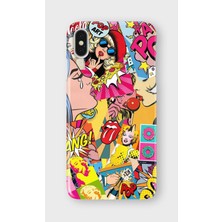 Lelia iPhone Xs Max Uyumlu Baskılı Şeffaf Telefon Kılıfı | Koleksiyon: Queenmode Femme