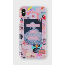 Lelia iPhone Xs Max Uyumlu Baskılı Şeffaf Telefon Kılıfı | Koleksiyon: Queenmode Femme